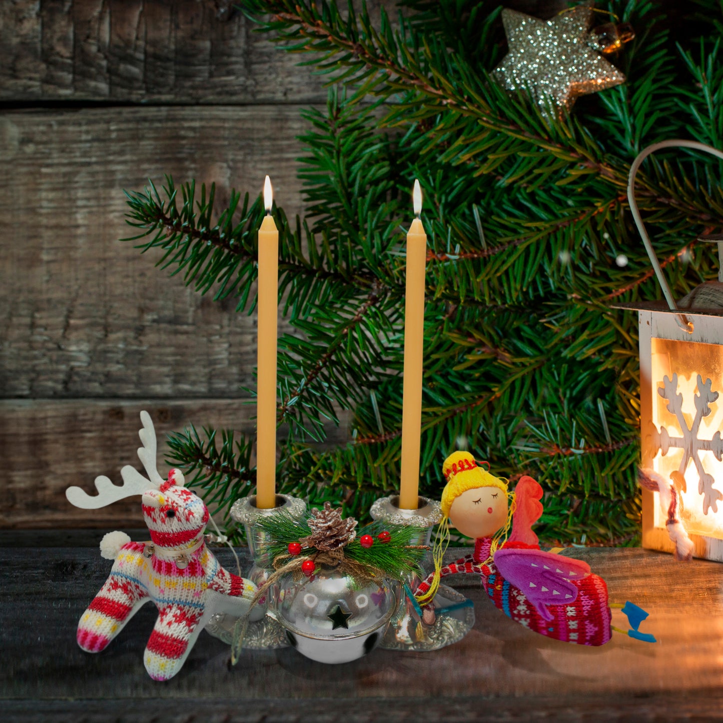 10pcs 100% Pure Beeswax Candles – Size (Ø 1.3 cm), 23 cm Long – Church Prayer, Candles Orthodox, Ritual, Christmas, Easter, Meditation and Home Decor,Organic, No-Drip, Smoke-Less,Dye-Free