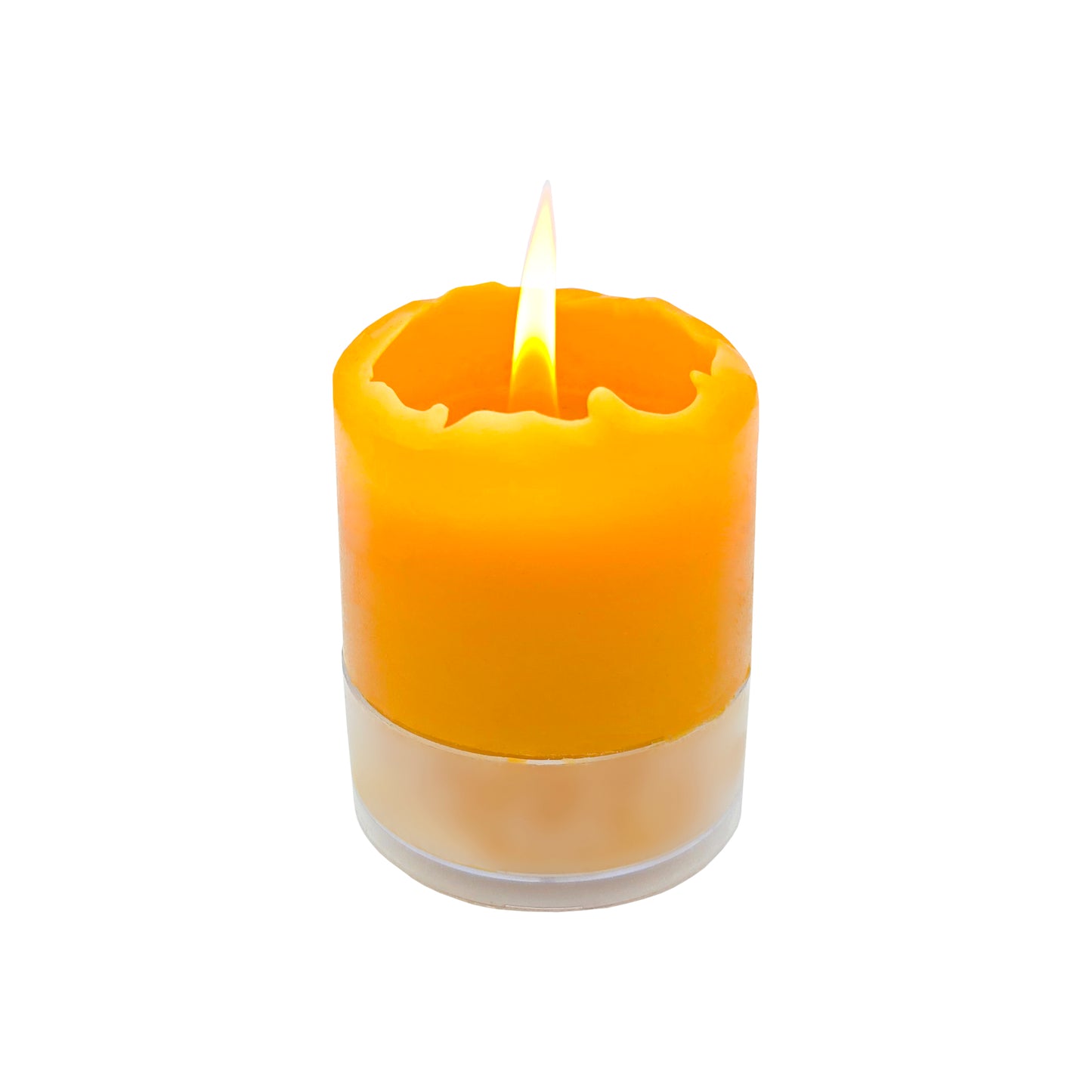 Pure Canadian Beeswax Pillar Candle - MaxiPillar- Canadian Hive - Cotton Wicks - Meditation and Home Decor, Organic, No-Drip, Smoke-Less, Dye-Free