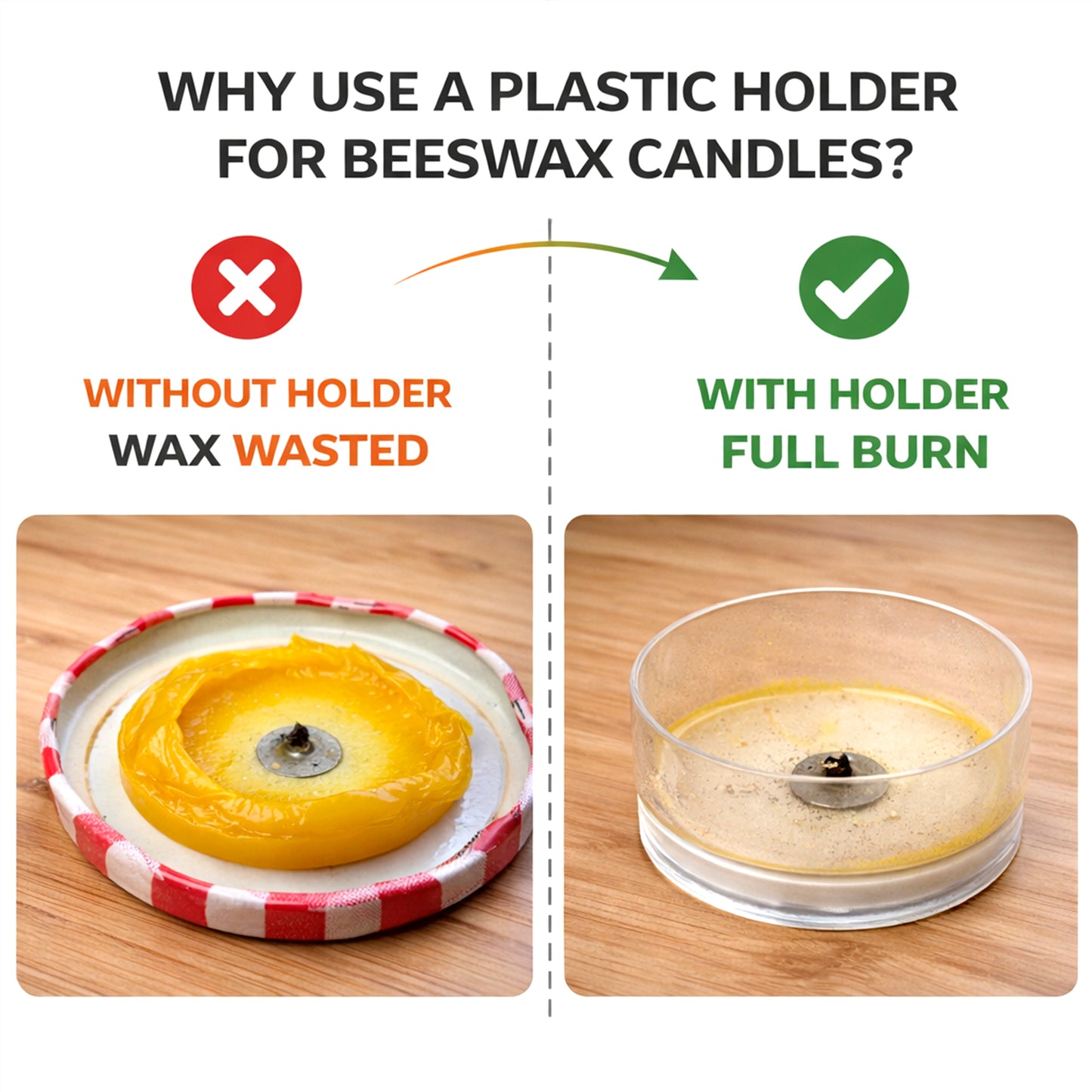 Pure Canadian Beeswax Pillar Candle - MaxiPillar- Canadian Hive - Cotton Wicks - Meditation and Home Decor, No-Drip, Smoke-Less, Dye-Free