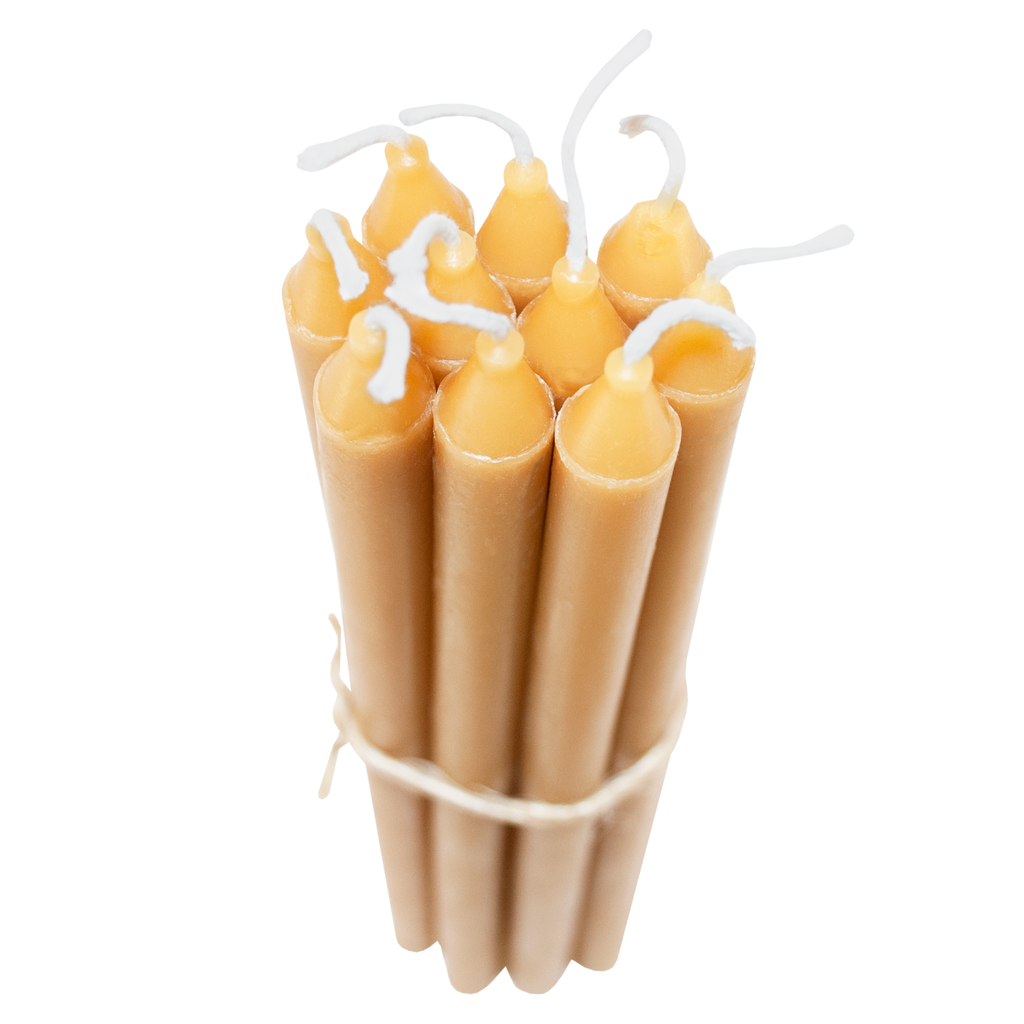 10pcs 100% Pure Beeswax Candles – Size (Ø 1.3 cm), 23 cm Long – Church Prayer, Candles Orthodox, Ritual, Christmas, Easter, Meditation and Home Decor,Organic, No-Drip, Smoke-Less,Dye-Free