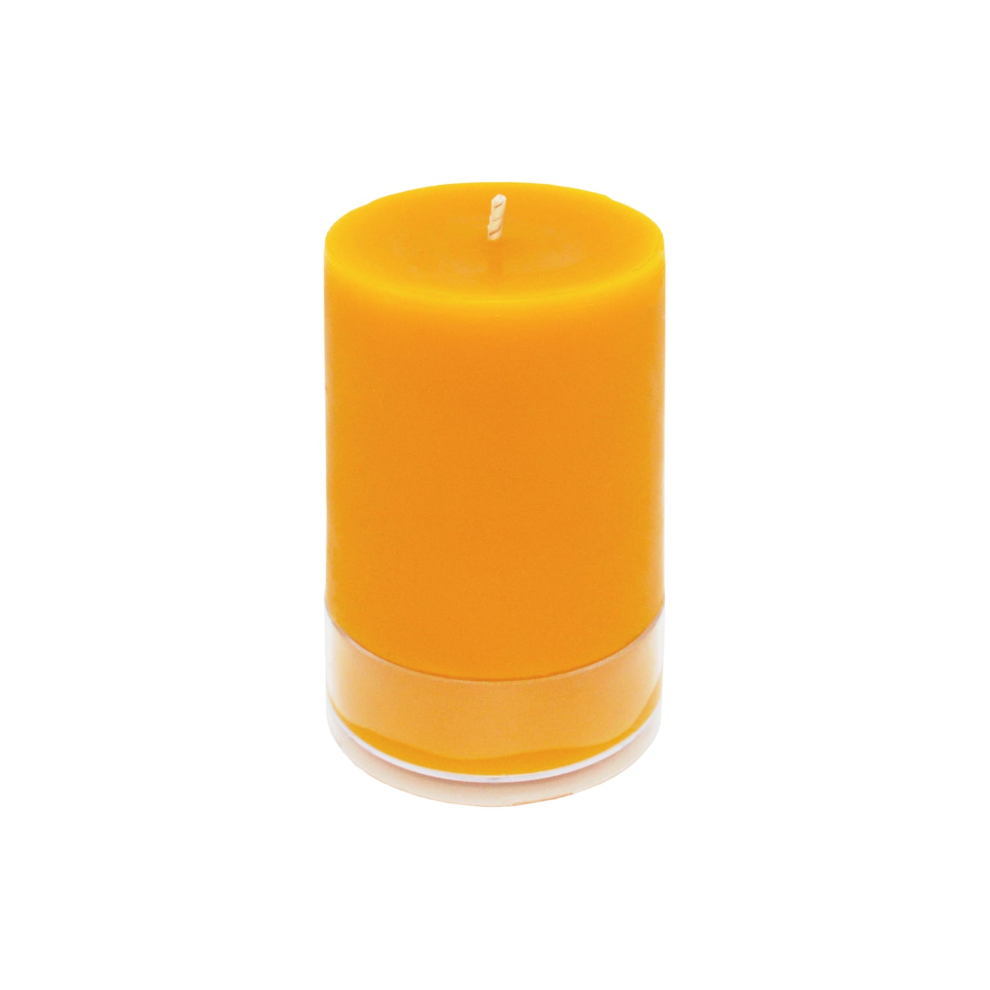 Pure Canadian Beeswax Pillar Candle - MaxiPillar- Canadian Hive - Cotton Wicks - Meditation and Home Decor, Organic, No-Drip, Smoke-Less, Dye-Free